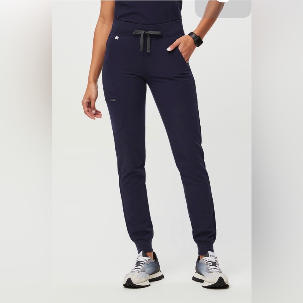 FIGS Navy High Waisted Zamora Jogger